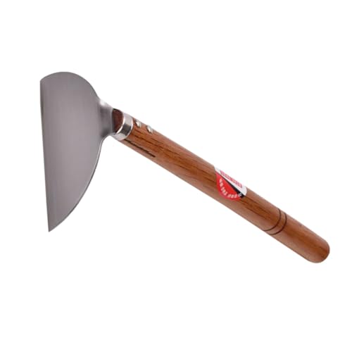 1 Stück Hack in Edelstahl japanischen Garten Hack breit hacken kleine Garten hacken Handheld hacken dauerhafte Garten hacken Multi-Tool Handheld Garten Hack Holz Zwiebel Kinder kurzen Griff von MMFGFDSAJKYGD