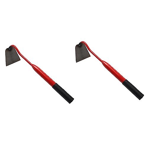 2 Stück kleine Handhacke Outdoor-Werkzeuge Japanische Werkzeuge Handwerkzeuge Koreanische Hacke Gartenhacke Kultivator Garten Handbagger Kleine Hacke Garten Outdoor Hacke Gartenhacke Werkzeug von MMFGFDSAJKYGD