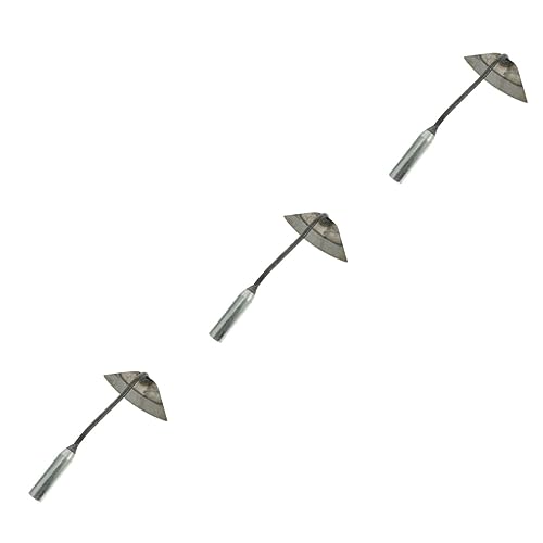 3 Stück kleine Hacke Handhacke Werkzeug Hacke Werkzeug für Handhacke zum Jäten Handhacke Unkrauthacke Gartenhacke Gartenhacke Home Depot Hacke Schaufel Outdoor Werkzeuge Hackwerkzeug Eisen Graben von MMFGFDSAJKYGD