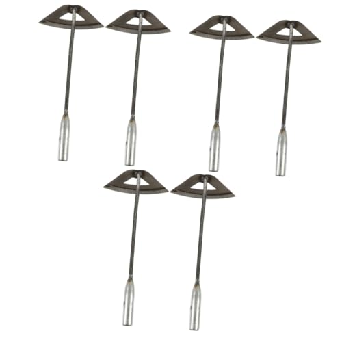 6 Stück Eisen Griff Tragbare Schaufel Hand Rodung Hacke Bepflanzung Gartenbau Bagger Eisengärtner Handhacke Eisenhacke Eisenhacke Hausgemachte Eisenfeld Eisen kleine Hacke von MMFGFDSAJKYGD