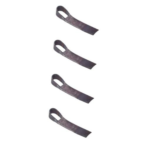 Gartenhacke Gemüsehacke Kopf Kultivator Hackenkopf Garten Unkrautjäter Werkzeug Lockern Erde Hacke Kopf Heavy Duty Hacke Gartenhacke Ersatzkopf Handhacke Japan Stahl Mehrzweck 4 Stück von MMFGFDSAJKYGD