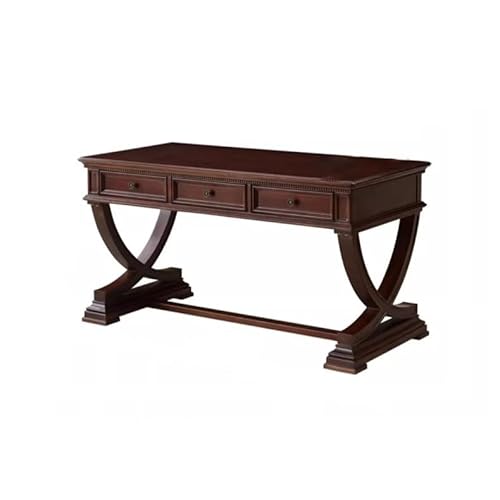 Home Desk American Solid Wood Desk All Solid Wood Logs Simple Retro Office Desk Computer Desk Writing Desk Study Furniture Desk Organizer (One Color 146 * 72 * 79cm) von MMFGFDSAJKYGD
