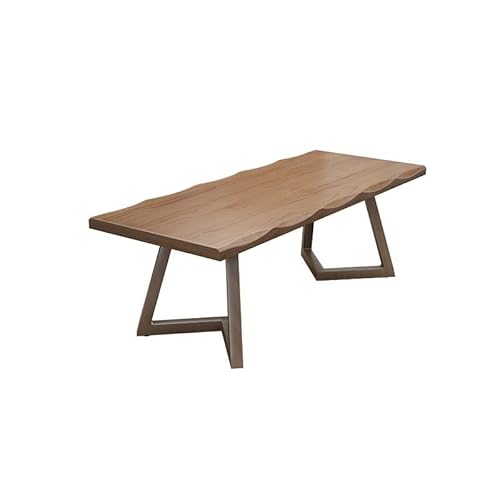 Wohnzimmertisch Verhandlungstisch Natürliche Freizeit Lerntisch Computertisch moderner Gerader Tisch (140 x 70 x 75 cm) (One Color 140 x 140 x von MMFGFDSAJKYGD