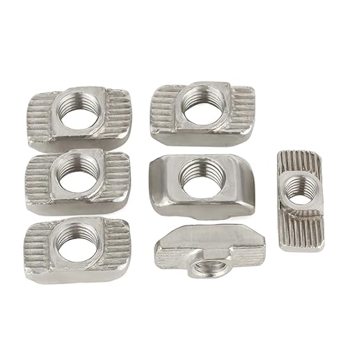 20 Stück Edelstahl M4 M5 M6 M8 20/30/40/45 Serie Schlitz T-Mutter Schiebeverschluss Anschlüsse(30-M4) von MMFURHHAY