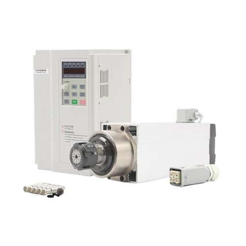 3,5 kW ER25 luftgekühlte Spindel 4 Keramikkugellager 3,7 kW VFD/Wechselrichter(220v) von MMFURHHAY