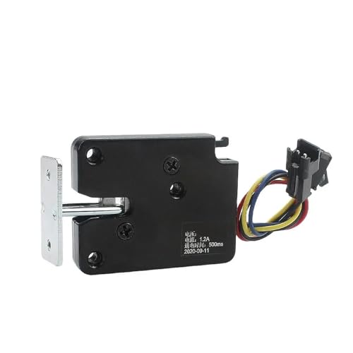 DC 3 V 5 V 12 V Schließfach Elektroschloss 5 x 4 x 1 cm(DC12V-J) von MMFURHHAY