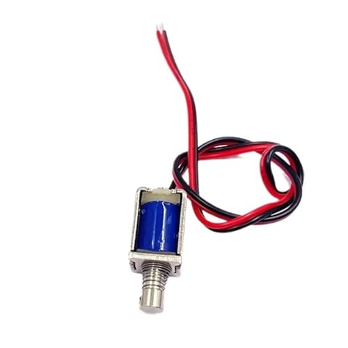 DC 3V/6V/9V/12V Mini Push-Pull Quadrat Solenoid Durchgangstyp Elektromagnet 4mm Hub(DC 3V) von MMFURHHAY