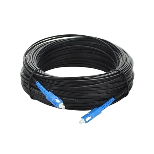 Glasfaser-Outdoor-Drop-Kabel 1-adrig 3 Stahl-Patchkabel SC UPC Singlemode Simplex 5,0 mm(SC UPC 30m) von MMFURHHAY