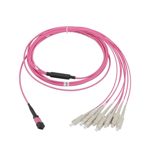 MMFURHHAY 1 STÜCK 10G Multimode 8-adriges MPO auf 8SC OM4 Glasfaser-Verlängerungskabel(10m 32.8ft) von MMFURHHAY