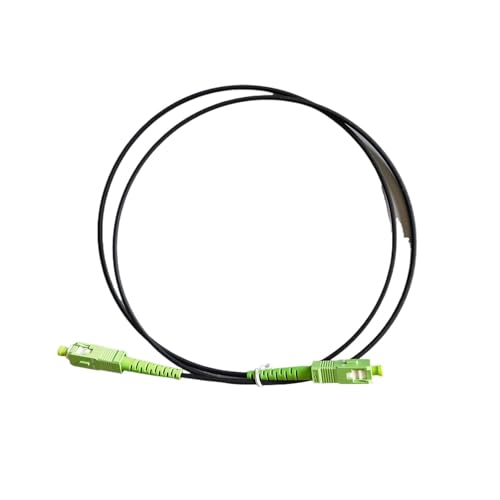MMFURHHAY Glasfaser-Drop-Kabel, SC/APC-SC/APC Singlemode G652D Indoor FTTH Drop-Kabel, 9/125μm(Drop 1M SCapcSCapc) von MMFURHHAY