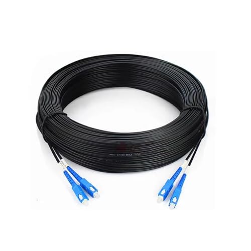 MMFURHHAY Glasfaser-Innenabzweigkabel, 2 Adern, 2 Drähte, SC UPC Singlemode-Patchkabel(50M) von MMFURHHAY