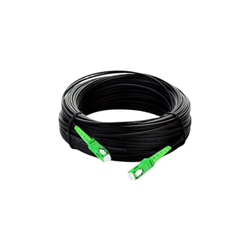 MMFURHHAY Glasfaser-Outdoor-Drop-Kabel 1-adrig 3 Stahl-Patchkabel SC UPC Singlemode Simplex 5,0 mm(SC APC 50m) von MMFURHHAY