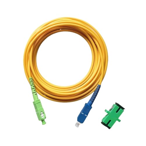 MMFURHHAY Glasfaserkabel SC/APC-SC/UPC 5m LSZH/PCV G657A1/G652D Einadriger Adapter(PVC Adapter 5M) von MMFURHHAY