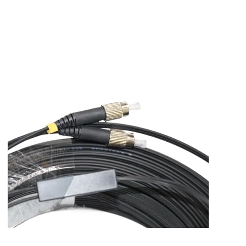 Outdoor-Glasfaserkabel, Duplex FTTH, 3-adrig, 2-Faser-Patchkabel, LC SC FC ST, 150 m(2FC UPC-2FC UPC) von MMFURHHAY