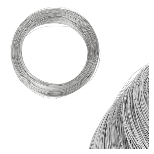 1pc Edelstahldrahtdurchmesser 0,02-3,0 mm Länge 1m/5 m/10 m 304 Edelstahldraht Eins hell hell (Size : 0.02mmx5m) von MMLFX