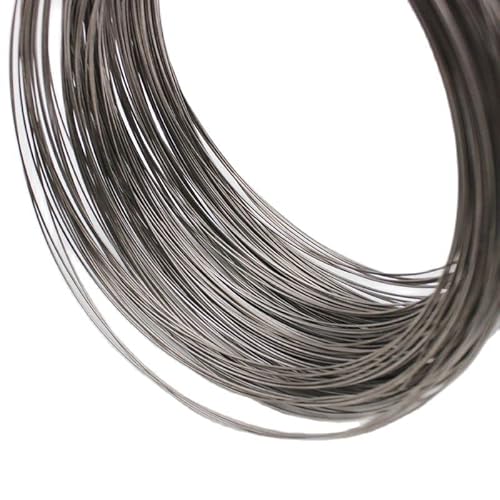 MMLFX 1pc Pure Titaniumstab/Draht 99,99% Ti Grad 1 Ta1 Durchmesser von 0,05 mm bis 8 mm (Size : 0.9mm x 1m 1pc) von MMLFX