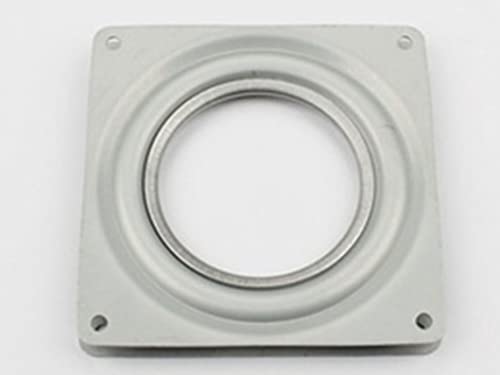 MMLFX 2pcs 2/3/4 Zoll Drehplatten mit Drehmetall 360 Grad rotierende Rolllager -Plattenausscheide -Displayständer Möbelhardware (Diameter : 2inches) von MMLFX