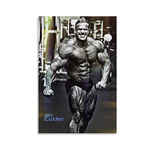 MMMU Jay Cutler Bodybuilder Poster, dekoratives Gemälde, Leinwand, Kunstdruck, Wohnzimmer, Schlafzimmer, ästhetische Poster, 40 x 60 cm von MMMU