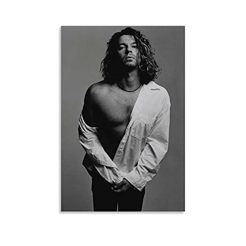 MMMU Michael Hutchence Poster, dekoratives Gemälde, Leinwand, Kunstdruck, für Wohnzimmer, Schlafzimmer, ästhetische Poster, 20 x 30 cm von MMMU