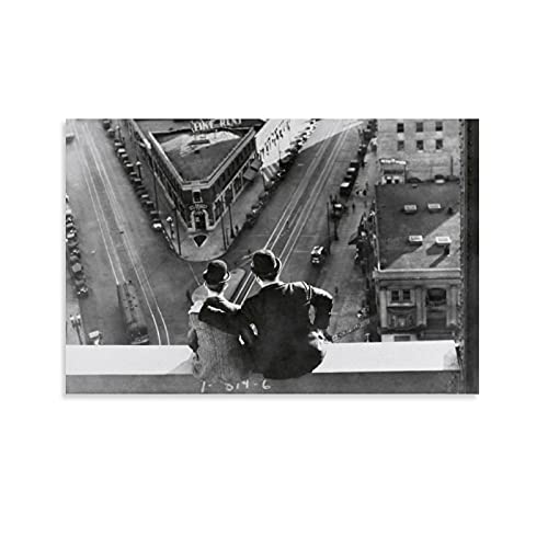 MMMU Poster mit Oliver Hardy und Stan Laurel in Liberty, 20 x 30 cm von MMMU