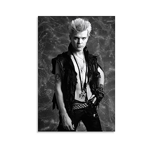 MMMU Sänger Billy Idol Young Poster Dekorative Malerei Leinwand Wandkunst Bild Druck Wohnzimmer Schlafzimmer Ästhetische Poster 20 x 30 cm von MMMU