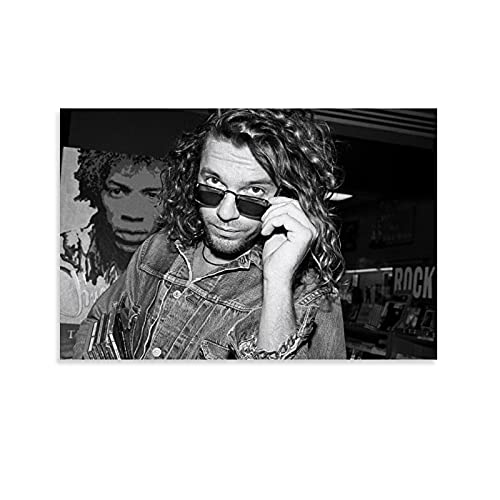 MMMU Sänger Michael Hutchence Poster, dekoratives Gemälde, Leinwand, Kunstdruck, Wohnzimmer, Schlafzimmer, ästhetische Poster, 60 x 90 cm von MMMU