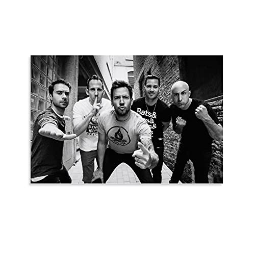 Simple Plan Pop Punk Band Poster Wandkunst Poster und Kunstdruck auf Leinwand, modernes Familienschlafzimmer, ästhetische Dekoration, 40 x 60 cm von MMMU