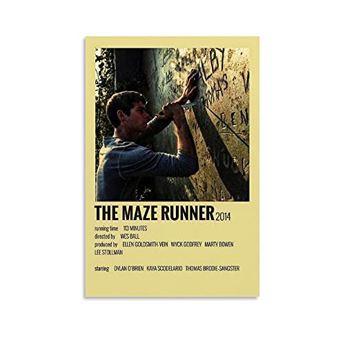The Maze Runner Poster, Wandkunst, Leinwanddruck, Poster-Dekoration für Schlafzimmer, 20 x 30 cm von MMMU