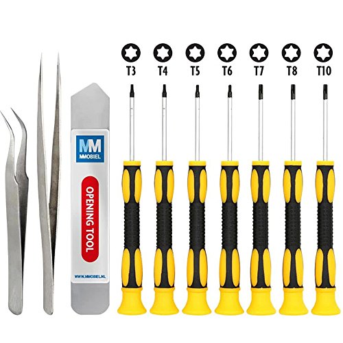 MMOBIEL 10 in 1 Torx Schraubenzieher Werkzeug Set mit Rutschfestem Griff für Smartphone iPad MacBook Laptop Tablet von MMOBIEL