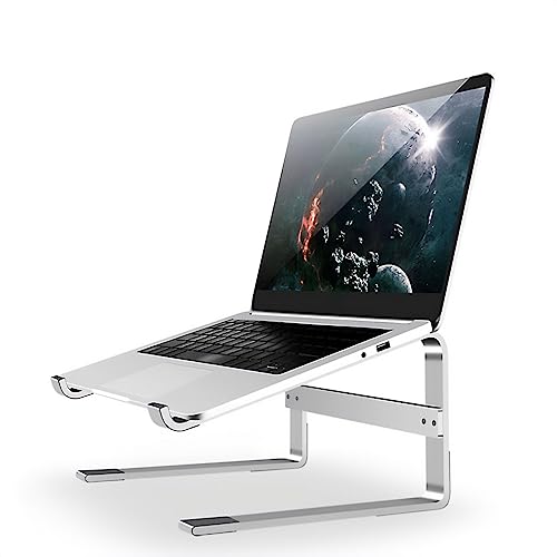 MMOBIEL Laptop Stand Großer - Laptop Ständer 10 bis 18 Zoll - Laptophalterung Universal - Laptopständer für den Schreibtisch Kompatibel mit MacBook, Notebook, ASUS, Acer, HP, Dell und mehr - Aluminium von MMOBIEL