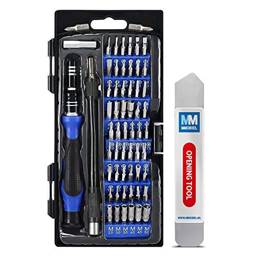 MMOBIEL Schraubendreher Set - 60 in 1 Magnetische Mini Schraubendreher Set mit 56 Bits - Feinmechaniker Werkzeug Set für Handy Laptop Spielzeug Uhren Kamera Brillen usw von MMOBIEL