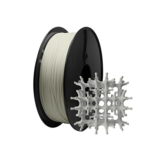 MMOBIEL PLA Filament 1.75 mm - Länge 330 m - 3D Build Surface 200 x 200mm 3D Drucker Verbrauchsmaterial - 1 kg Spule 2,2 lbs, Maßgenauigkeit: +/- 0,05 mm - Transparent von MMOBIEL