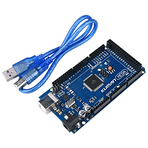 MMOBIEL UNO Board ATmega2560 rev3 A16U2 Kompatibel mit Arduino IDE-Projekten RoHS-konform - inkl. USB Kabel von MMOBIEL