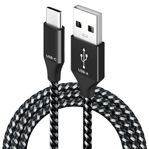 MMOBIEL USB-C Kabel (1m) Nylon Geflochtenes USB-A zu Typ-C Kabel 18W 480Mbps - Kompatibel mit iPhone 16 15 Serie, iPad, MacBook, Samsung Galaxy S24 S23 S22 S21, Tablets, Laptops usw. - Weiß/Schwarz MMOBIEL USB-C Kabel (1m) Nylon Geflochtenes USB-A zu Typ-C Kabel 18W 480Mbps - Kompatibel mit iPhone 16 15 Serie, iPad, MacBook, Samsung Galaxy S24 S23 S22 S21, Tablets, Laptops usw. - Weiß/Schwarz von MMOBIEL