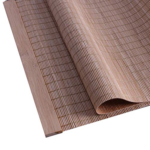 MMQGQ store Tischläufer Einfache Bambus-slatted-tischmatte, Natürlicher Handgewebter Tischläufer, rutschfeste Waschbare Tischsets, Wischen Sie Sauber(Size:30×150cm) von MMQGQ store