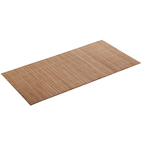 MMQGQ Japanischer Stil Bambus-tischläufer, Natürliche Handgewebte Tee-Matte, Isolierte rutschfeste Waschbare Tischsets Für Teehouse-esstisch-Matte(Size:32×48cm) von MMQGQ