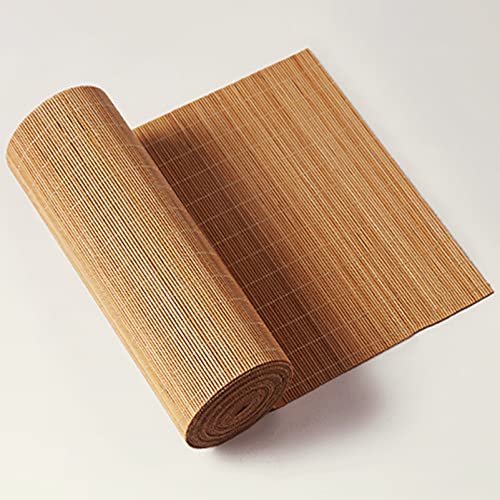 MMQGQ Japanischer Stil Bambus-tischläufer, Natürliche Handgewebtes Tischsets, Teestuen Wärmeisolierende Waschbare Tee-matten, Wischen Sie Sauber(Size:40×210cm) von MMQGQ