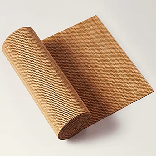 MMQGQ Japanischer Stil Bambus-tischläufer, Natürliche Handgewebtes Tischsets, Teestuen Wärmeisolierende Waschbare Tee-matten, Wischen Sie Sauber(Size:40×240cm) von MMQGQ
