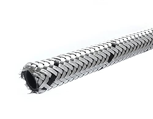 Kraftstoffschlauch Stahlflex 12 x 18mm Benzinschlauch Stahlflex Dieselschlauch Stahlflex Schlauch - 1 Meter von MMT-Industry Products