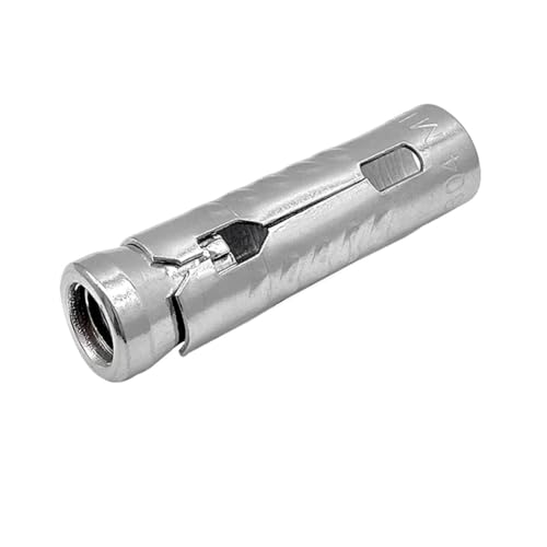 Expansionsdübel M6 M8 M10 M12 304 Edelstahl SUS Skalenrohr Dreiteiliger einteiliger interner Expansionsbolzen Betonankerschraube(M6,50Pcs) von MMYUAK