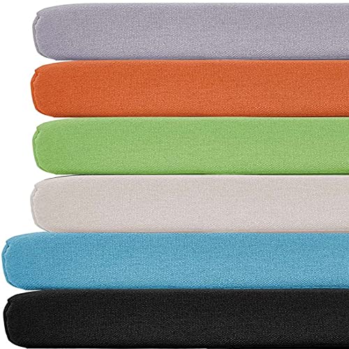 Langes Bankkissen für Garten, 2/3-Sitzer, wasserabweisend, für drinnen und draußen, 5 cm dick, rutschfest, für Couch-Stuhl, Beige, 60 x 30 cm von MMYing