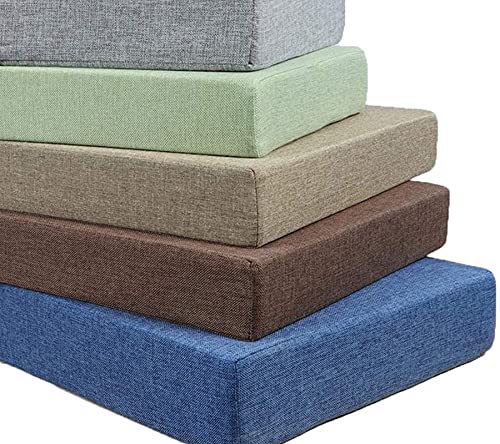 MMYing Sitzkissen für Gartenbank, 5 cm dick, für 2-4-Sitzer, Terrassenschaukel, 90/100/120/200 cm, für den Innenbereich, langes Sofa, Möbel, rutschfest, Grün (90 x 45 x 5 cm) von MMYing