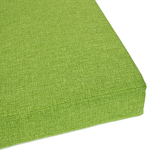 Sitzkissen für 2- und 3-Sitzer-Bank, mit 35D-Schaumstoff mit hoher Dichte, für Garten, Terrasse, Innen- und Außenbereich, Grün, 80 x 40 x 5 cm Sitzkissen für 2- und 3-Sitzer-Bank, mit 35D-Schaumstoff mit hoher Dichte, für Garten, Terrasse, Innen- und Außenbereich, Grün, 80 x 40 x 5 cm von MMYing