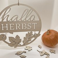 Versandkostenfrei Herbstliche Willkommensfreude Türschild Mit Charme Herbst Herbstdekoration Herbstzauber Herbstkunst von MMakersShop