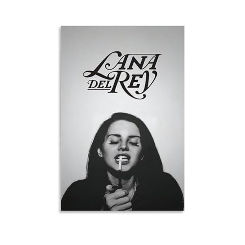 MNABSO Lana Del Rey Art Poster Wandkunst Bilddruck Moderne Familienzimmer Dekor 12x18inch(30x45cm) von MNABSO