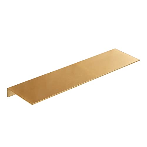 MNB Badezimmerregal aus gebürstetem Aluminium, WC-Wandregal, Kosmetikregal, WC, Dusche, Duschgelregal (Color : Gold, Size : 30cm) von MNB