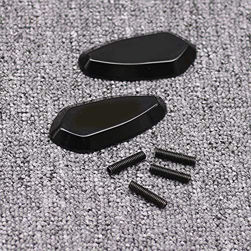 MNBHD Motorradabdeckung und Leisten Spiegelblock Off Cap Spiegel Basisplatten abdecken Fit for Yamaha YZF R6 1999 2000 2001 2002 2003 2004 2005 2006 2006 2007 Motorrad-Zubehör (Color : Black) von MNBHD