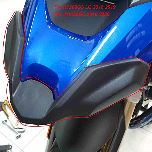 Motorradabdeckung und Leisten Fit for BMW R1200GS LC R1250GS 2018 2019 2020 Motorrad GS 1200 1250 Erweiterung Rad Extender Abdeckung Beak Fairing 19 R 1200 GS 1250 Motorrad-Zubehör (Color : Black) von MNBHD