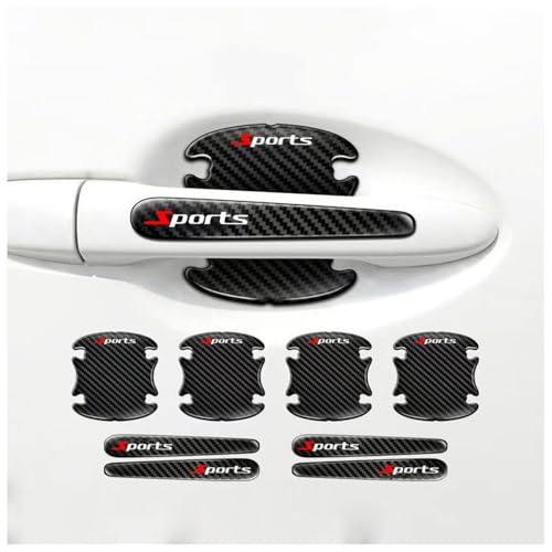 MNBHJGR 8Stück Autotürgriffschutz Aufkleber für Hyundai Tucson N Line 2010-2018 2019 2020 2021 2022 2023 2024, Türschüsselschutz Kollisionsschutz,Autotür Griffe Schutz,B von MNBHJGR