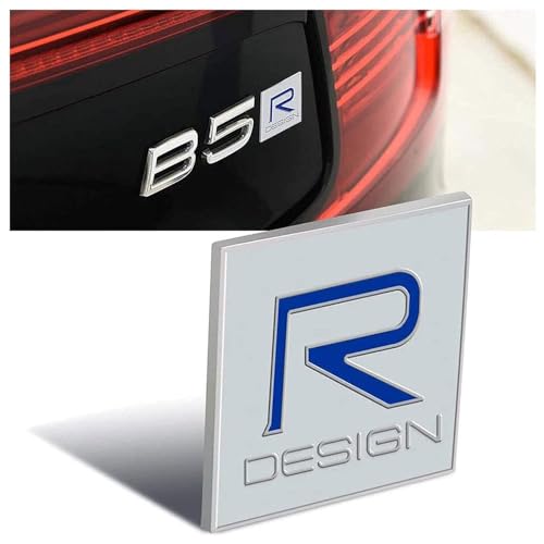MNBHJGR Auto Emblem,für Volvo S40 S60 S80 S90 XC40 XC60 XC90 C30 C70 V40 V60 V90 S90 S60L 3D Metall Chrom Emblem Badge Aufkleber Original Ersatzteil Emblem Car Styling von MNBHJGR